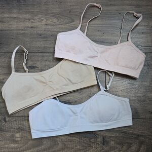 Hanes Girls Set Of Three Bras